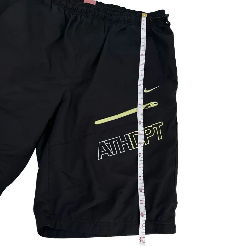 Vintage Y2K Nike Swim Shorts Men's‎ Size Large Black Trunks Fully Lined Pockets